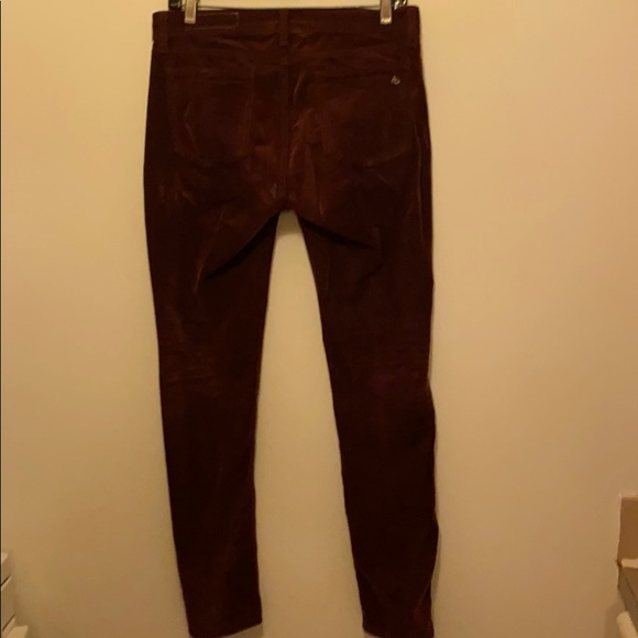 Rag and Bone burgundy Corduroy skinny size 28 - Picture 5 of 5